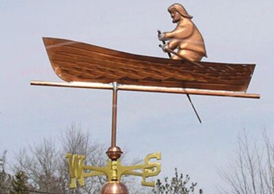 Man Rowing Boat Weathervane (#208)
