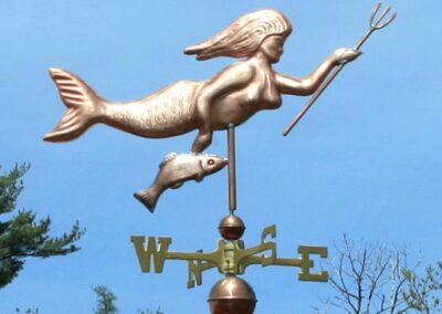 Mermaid w/Fish Weathervane (#321)